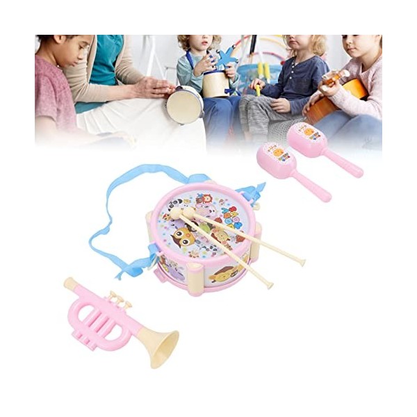 LBEC Tambours pour Enfants, Instruments de Musique pour Enfants, Tambours Jouets, MatéRiel SûR, Orphelinat Polyvalent Profess