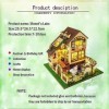 DIY Mini Maison De Poupée Kit De Meubles 3D Maison Miniature En Bois DIY Avec Lumières LED Poussière Et Musique Cadeau Danni