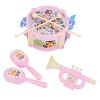 Vbestlife Tambour Sable Marteau, Instrument ¨¦Ducatif Jouets Int¨¦Ressant Tambour Sable Marteau Trompette Musical Jouets Enfa