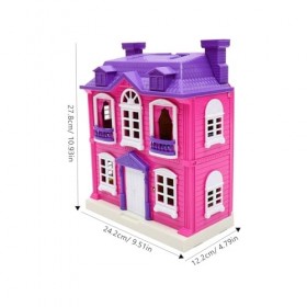 Toyvian Salle De Jeux Maison De Théâtre Princesse Maisons De Poupées du Château De Meubles De Maison De Poupée Princesse Mais