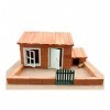 luckiner Kit de maison de poupée miniature 3D à faire soi-même, fait à la main, cadeau danniversaire