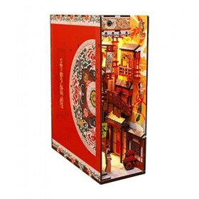 Perfeclan Kit de Maison de poupée Miniature Bricolage Fait à la Main avec Accessoires de Meubles 3D Puzzle Self Valentines G