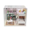 Totority 2 Ensembles Modèle De Cabine Kidcraft Playset Enfant Jouets Puzzle Jouet Petite Maison pour Miniature Chambre Kit Mi