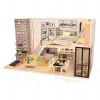 3D en Bois Créatif Artisanat Cadeau Bricolage Miniature Maison Poupée Kit Chambre pour Décoration Intérieure Bâtiments Collec