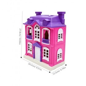 VALICLUD Salle De Jouets Princesse Maison De Poupée Jouets Faire Semblant De Jouer Maison De Poupée Bricolage Grand Château J