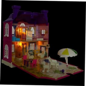DIKACA Maison De Poupée avec Accessoires Grande Maison De Poupée Grande Maison De Poupée pour Enfants Princesse Maison De Pou