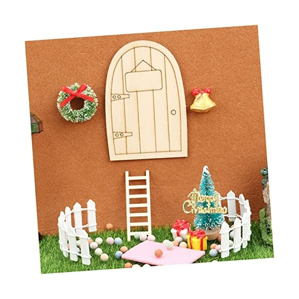 Totority 60 Pcs Décoration De Maison De Poupée Miniature Porte Féerique Accessoires De Décoration De Maison De Poupée Kit De 