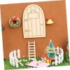 Totority 60 Pcs Décoration De Maison De Poupée Miniature Porte Féerique Accessoires De Décoration De Maison De Poupée Kit De 