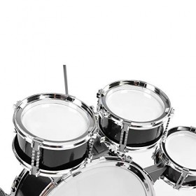 Xiuganpo Jazz Set Set, Jouet Cadeau Tambour pour Enfants, pour bébés garçons débutants 586-104 Noir 