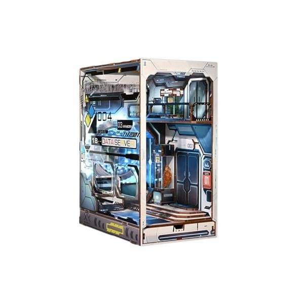 F Fityle Kits de Maison de poupée Miniatures DIY, Puzzle en Bois 3D, Artisanat Fait à la Main pour Adolescents garçons, Cadea