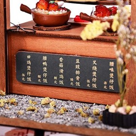 SEESEE.U Mini Maison de poupée - Mini Maison en Bois pour Construire des Jouets Mignons - Mini Kits de modèles Mignons à la M