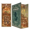 Book Nook Kits, Kit de Coin de Livre de Maison de Poupée Bricolage, Serre-Livres dart en Bois du Puzzle 3D, Serre-Livres Di