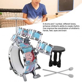 Ensemble de batterie pour enfants, Instrument de musique jouets éducatifs Instrument de musique jouet enfants éducation préco
