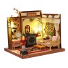 Abaodam Maison De Poupée Modèle Miniature Maison Miniature Chambre Kit Miniature Kits Playset Décor À La Maison Meubles Puzzl