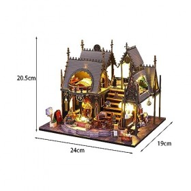 perfk Mini House Kits Artisanat Fait à la Main, Cadeaux danniversaire pour Enfants, Adultes