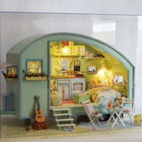 wisoolkic Kits de Maison de poupées Miniatures de décoration, Ajoutez du Charme à nimporte Quelle pièce, Maison de poupées e