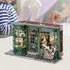 perfeclan Kits de Bricolage de Maison de poupée Miniature en Bois avec Accessoires Artisanat de Bricolage avec lumières LED, 