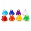 Ensemble de cloches à main, 8 Note cloches musicales Instruments Jouet Cadeau pour Enfants