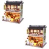 ibasenice 1Pc Bricolage Cottage Faire Semblant Bricolage Maison De Jouet Maison en Verre Ornement Train Paysage Maisons Poupé