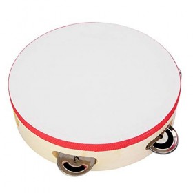 Jouets de musique en bois, instruments de percussion en bois de tambour de xylophone avec des maracas pour le cadeau dannive