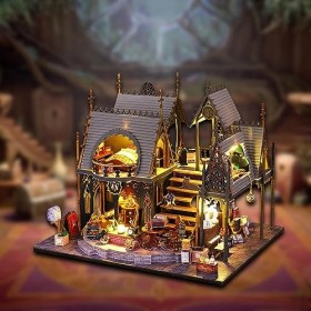 Perfeclan Dollhouse Miniature DIY Mini House dartisanat Fait à la Main avec des Meubles Creative Room