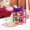 ifundom Chambre De Jouets Enfants DIY Château Jouet Princesse Maison De Poupée Meubles Faire Semblant De Jouer Maison De Poup