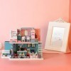 Coffee Shop Dollhouse, Kit de Maison de poupée Cadeau danniversaire pour Coffee Shop pour Enfants