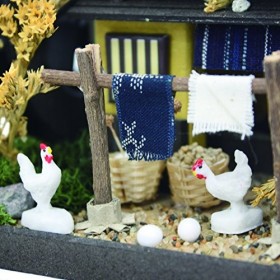 Billy maison de poup?e ? la main kit de chaume maison kit campagne ermitage 8443 Japon import / Le paquet et le manuel sont 