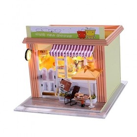 Toyvian Maison De Poupée en Bois Mini Enfant Jouet en Bois
