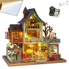 Maison de poupée miniature 3D en bois - Kit de meubles de construction de loft de la jungle - Jouet artisanal - Mini décorati