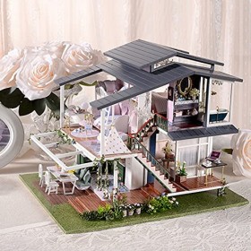 Maison de poupée Miniature, Mini Maison de poupée à 360 degrés pour la Collection daffichage à Domicile pour Offrir en Cadea
