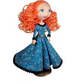 Poupée en mousse - Fofucha - Déco chambre fille princesse - figurine fille - poupée dart - 38 cm - idée cadeau pour fille