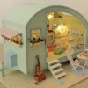 VENNSDIYU Kits de Maison de poupées Miniatures multifonctionnels, Monde de rêve, Fabrication exquise, Bricolage en Bois, déco