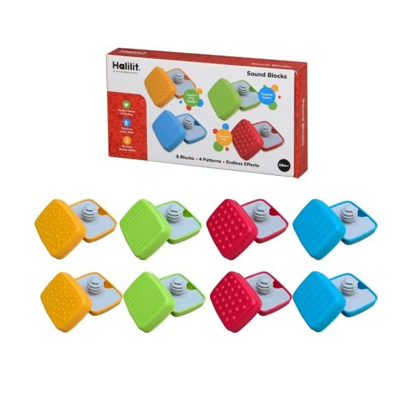 BSM Halilit - Instrument de Musique pour Enfant - Sound Blocks - Jouet Musicale pour Enfant - Eveil Musicale dès 24 Mois- HA 