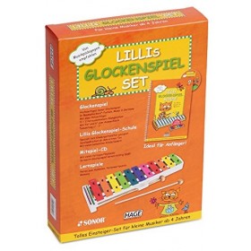Hage Musikverlag Lillis Kit de découverte de la musique avec xylophone Sonor de haute qualité Livret et CD inclus langue fra