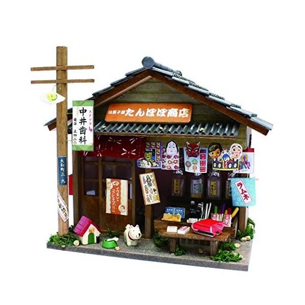 Billy handicraft dolls house kit Japan Showa series kit cheap candy shop 8532 by Billy handicraft dolls house kit