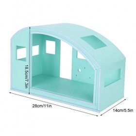 Wnvivi Kit de Maison de Poupée Bricolage avec Musical, Kit Miniature de Chambre Chaude Assemblé à la Main, Kit de Meubles Min