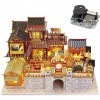Kit De Maison De Poupée Miniature En Bois 3D Kit De Modèle De Ville Ancienne De Style Chinois Bricolage Maison En Bois Cour C