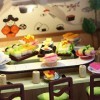 LANGWEI Dollhouse DIY Miniature Room Set, Restaurant de Sushi Japonais DIY Dollhouse Kit | Jouets Miniatures de modèle dasse