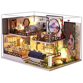 perfk Miniature Dollhouse Meubles Usine Ornement Cottage House Jouet pour