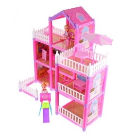 Abaodam 1 Ensemble De Jouets pour Enfants De Château De Bricolage Puzzle 3D Jouets Éducatifs Bricolage Cottage Faire Semblant