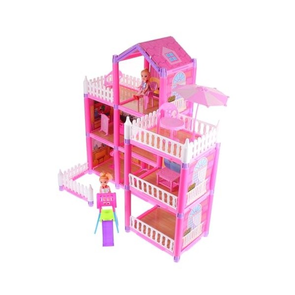 Abaodam 1 Ensemble De Jouets pour Enfants De Château De Bricolage Puzzle 3D Jouets Éducatifs Bricolage Cottage Faire Semblant