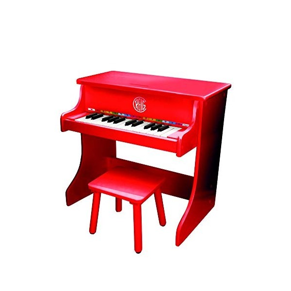 REIG- Piano Vertical en Bois électronique avec Banquette 7094 