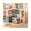 ERSD 3D Maison De Poupée Chambre Artisanale Mignon Maison En Bois Mini Chambre Meubles Kit for Adultes Et Enfants Playset Mai