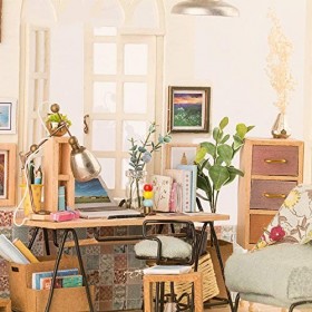 ChengBeautiful Bricolage Dollhouse Journée de Bricolage Dollhouse Kit modèle de Construction Miniature Dollhouse Valentine Ca