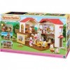 Sylvanian Families 5302 Maison de ville avec lumière - Maison de poupée, multicolore