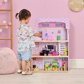 HOMCOM Camion mécano 2 en 1 jouet bricolage enfant jeu d'imitation  mécanicien nombreux qccessoires total de 61 pièces bleu