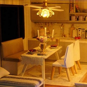 Maison de poupée en Bois Ensemble, Coffre-Fort Non Toxique Miniature Assemblage Ornement décoratif Maison de poupée Merveille