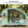 Kit de maison de poupées miniatures, kit de maison de poupées à faire soi-même avec musique, maison de poupée en bois avec me