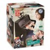 Hape Piano Électronique Noir avec Apprentissage Interactif - Piano en Bois 25 Touches, Pupitre et Tabouret en Bois Inclus, Jo